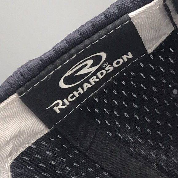 Richardson Adult Pro 414 Baseball Hat Cap Sz. Small Adjustable Black Mesh NEW - Picture 6 of 7